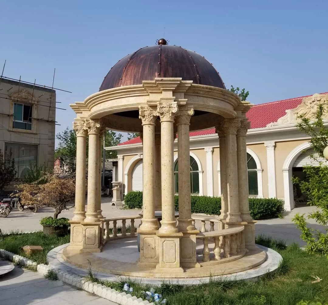 Columned Dome Gazebo